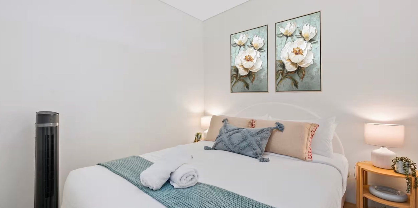 Kingsford bedroom with blackout blinds